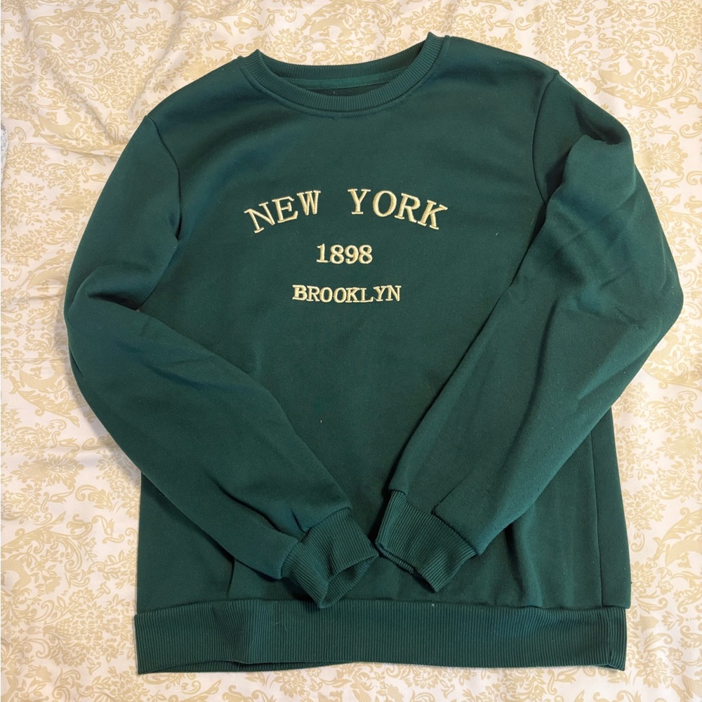 Green New York 1898 Brooklyn Sweater